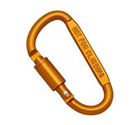 Limtula Aluminum Alloy D-Shape Buckle Rock Climbing Carabiners, Yellow