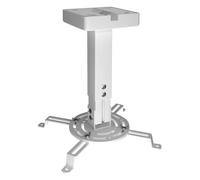 Limtula Aluminum Projector Ceiling Mount with 360° Rotation Adjustable Height 25-35cm Up to 10kg Load Double Track Lean Slide Parenthesis