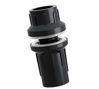 Limtula Aquarium Bottom Filter Connector Set, 50mm | Threaded Bulkhead Fitting with Gasket Seals for Fish Tank Drain and Overflow