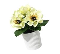 Limtula Artificial Flower Set with Pots Faux Gerbera Artificial Flower Decor, Fake Gerberas Plant Potted for Offices, Party Decors Faux Gerbera Decor