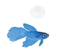 Limtula Artificial Moving Fish Floating Silicone Betta with Suction Cup Fishing Line Aquarium Decorations for for Heater Light Thermometers Gravel Sand Filter Tank Filter Light Heater