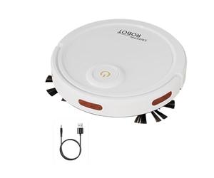 Limtula Automatic Floor Cleaning Robot 1200mAh Quiet ABS Texture Body USB Charging Texture for Tight Space and Corners Robot Vacuum Mop Combo with USB Charging