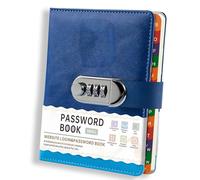 Limtula B6 Password Notebook with URL and Phone Book for Secure Memo Writing Password Diary