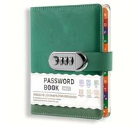 Limtula B6 Password Notebook with URL and Phone Book for Secure Memo Writing Password Diary