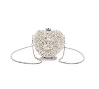 Limtula Bag Glittering Square Bag Rhinestones Shoulder Stylish Crossbody Acrylic Dating for Party Rhinestones Shoulder for Women
