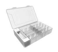 Limtula Battery Storage Case for Double/Trible a Batteries Storage Box with Power Checkers Each Fit 20/28 Batteries Holder Clear Battery Holder