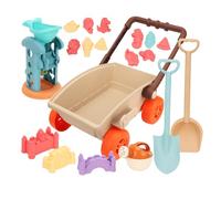 Limtula Beach Game Set For Sandcastles Playset Sand Mold Cart Toy Kids Gift Sand Building Child Water Toy 22PCS Children Beach Playset