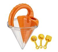 Limtula Beach Toy Set with Carry Handle Bucket and 3 Sand Tools, A