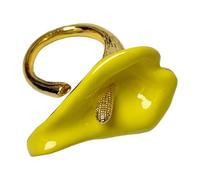 Limtula Beautiful Calla Flower Adjustable Rings Elegant Floral Jewelry for Gifts and Special Event Women ' S Rings