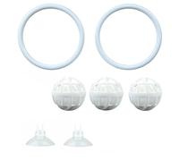 Limtula Bettas Fish Training Rings Set With Nitrifying Ball And Suction Cup For Aquariums Water Maintenance Enrichment Aquatic Pet Toy For Turtles