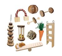 Limtula Bird Toy Hamster Tearing Chewing for Teeth Wood Block Cluster Cage Pet Grinding Small Animal Play Toy