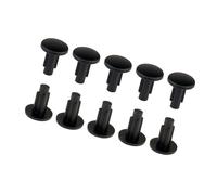 Limtula Bottle Cage Mount Caps, Black Rubber Hole Plugs, 10 Pack Removable Press-in Covers for Frame Openings and Daily Cycling Care Use Bottle Mount Covers Rubber Plugs