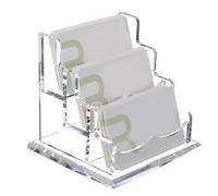 Limtula Business Card Holder For Office Countertop 1 2 3 Tiers Acrylic Holder Big Capacity Stand Name Card Display