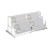 Limtula Business Card Holder For Office Countertop 1 2 3 Tiers Acrylic Holder Big Capacity Stand Name Card Display