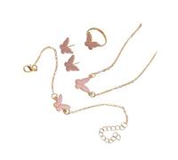 Limtula Butterfly Necklace Rings Studs Featuring Delicate Design for Modern Women Seeking Unique Styles Rings Earrings