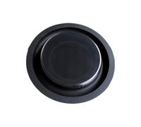 Limtula Cabinet Repair Replacement Component | Round Black Passive Radiator with Rubber Diaphragm Structure, Single Unit for Rebuild, Enclosure Upgrade