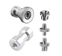 Limtula Camera Accessories Durable 1/4" Male to 1/4" Male Threaded Adapter 1/4 Inch Double Male Screw Adapter Supports Tripod