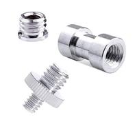 Limtula Camera Accessories Durable 1/4" Male to 1/4" Male Threaded Adapter 1/4 Inch Double Male Screw Adapter Supports Tripod