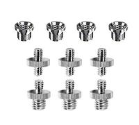 Limtula Camera Accessories Durable 1/4" Male to 1/4" Male Threaded Adapter 1/4 Inch Double Male Screw Adapter Supports Tripod
