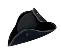 Limtula Caribbeans Pirate Hat Adjustable Unisex Skull Emblems Pirate Costume for Costume Parties and Role Playing Unique Pirate Hat