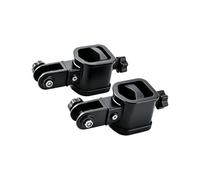 Limtula Cart Frame Umbrella Holder Clamps | Pair of ABS Mounts with 36 Mm Opening and Hand Tightening Knobs