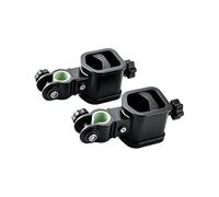 Limtula Cart Frame Umbrella Holder Clamps | Pair of ABS Mounts with 36 Mm Opening and Hand Tightening Knobs