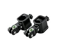 Limtula Cart Frame Umbrella Holder Clamps | Pair of ABS Mounts with 36 Mm Opening and Hand Tightening Knobs