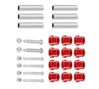 Limtula Cart Spring Bushing Set, Metal & Polymer Suspension Parts with Fasteners for Front Rear Replacement Golf Cart Suspension Replacement Parts