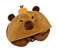 Limtula Cartoon Animal Stuffed Plush Pillow with Hat Neck for Napping and Traveling for Office School Unisex Pillows for Adults for Kids for Girls for Trip
