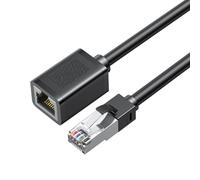Limtula Cat6 Rj45 Extension Cable RJ45 Adapter Cord Double Shielded Connectors for Cat5e Cat5 Networks Shielded Ethernet Extender