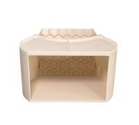 Limtula & Cave Shelter Hermit with Realistic Coastal Rock Texture, Breathable O Spacious Removable Hermit Crabs Fish Cave