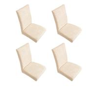 Limtula Chair Cover Set for Dining Rooms, Cream white