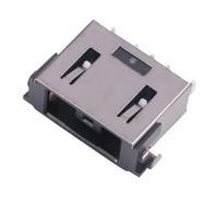 Limtula Charging Inlet Connector for Laptop Repair for Y7000 7000P 2019 2020 530 545, Board Mount Socket, Side Tabs, Silver Housing Laptop Charging Port Connector Input Socket Board Mount Solder Pin