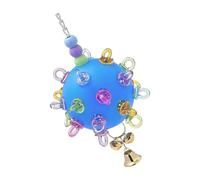 Limtula Chewable Parrot Activity Ball Cage Hanging Chew Toy For Various Size Bird Curiosity Development Birds Training Accessory Parrot Chew Toy For Boredom Relief