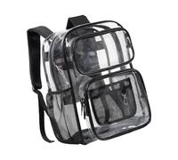 Limtula Clear Backpack PVC Transparents Heavy Duty School Bookbags See Through Bag for College Work Travel Security Concerts Clear Backpack for Stadium Event Work School