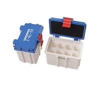 Limtula Clear Lid Battery Organizer Case for Home | Toolbox Use, Secure Latch Carry Box, Fast Check Utility