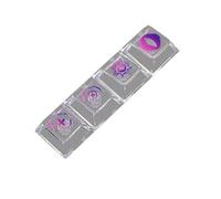 Limtula Clear Original Height Keyboards Keycaps Featuring Anti Fatigue Typing and Extendes Durability for Mechanical Keyboards Original Height Translucent Keycaps