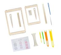 Limtula Coasters Knitted Board Set with Wood Materials for Artistic Projects School Art Project Weave