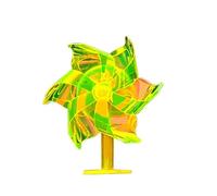 Limtula Colorful LED Light Windmill Bike Ornaments for Night, Yellow