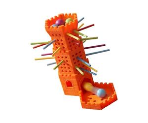 Limtula Colorful Wooden Pulling Sticks Stacking Game Encourages Strategic Play and Fine Motor Development Boy and Girls Concentration Training Toy