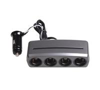 Limtula Compact 4 Way Automobiles Charging Splitter In Car Device Charging Station 12V/24V Compatible For Travel