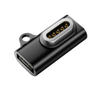 Limtula Compact AR Glasses Power Adapter, Black | 5 Pin Connector with Type-C Female Port for Desk Commute Travel Use
