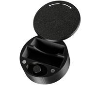 Limtula Compact Breathing Accessory Storage Case Twist-Lid, Black