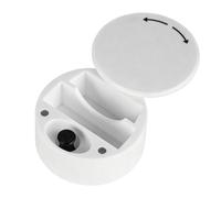 Limtula Compact Breathing Accessory Storage Case Twist-Lid, White