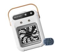 Limtula Compact Desktop Air Fan with Rechargeable Plug-in Cooling, Suited to Bedroom Dorm Home Table Reading Daily Desk Cooling Fan Desktop Air Rechargeable Plug in Bedside Dorm Tabletop Reading Room