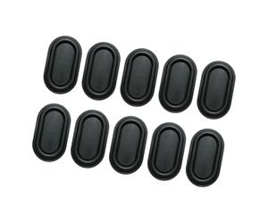 Limtula Compact Diaphragm Accessory, D | Oval Rubber Surround Replacement Part with Iron Plate for Cabinet Repair Service