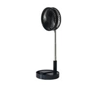 Limtula Compact Room Fan, Foldable Pedestal Design, Adjustable Height, 4 Speed, Telescopic Stand for Indoor Use Standing Fan Telescoping Floor