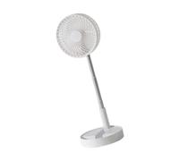 Limtula Compact Room Fan, Foldable Pedestal Design, Adjustable Height, 4 Speed, Telescopic Stand for Indoor Use Standing Fan Telescoping Floor