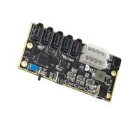 Limtula Computer Storage Expansion Card, Type-C to 5 Drive Ports Adapter Board for ATA SSD Drives Storage Projects Type-C to ATA Expansion Card