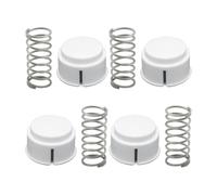 Limtula Coolers Button Replacement Set with Coil Springs | 4 Replacement Buttons and 4 Coil Springs, Component for Worn or Malfunctioning Latch Button and Spring Replacement